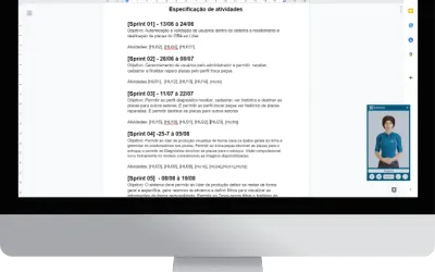 Interface da solução Rybená Documentos